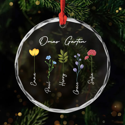 0065OGE1 omas garten personalisierte glas ornamente oma 0065OTL7A