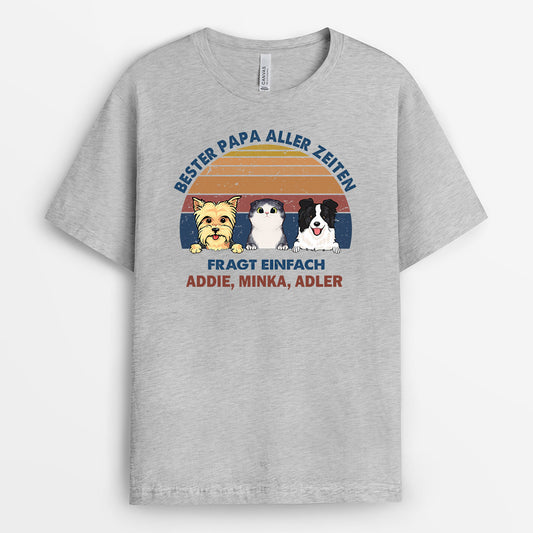 0130AGE2 personalisierte T Shirt geschenke haustier hundeliebhaber katzenliebhaber