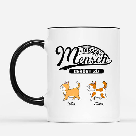 0417MGE2 Personalisierte Tasse Geschenke Katzen Katzenliebhaber
