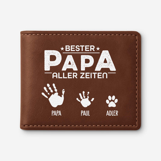 0854JGE1 bester papa aller zeiten handabdruck geldborse herren personalisiert_ 0854JKQ0B