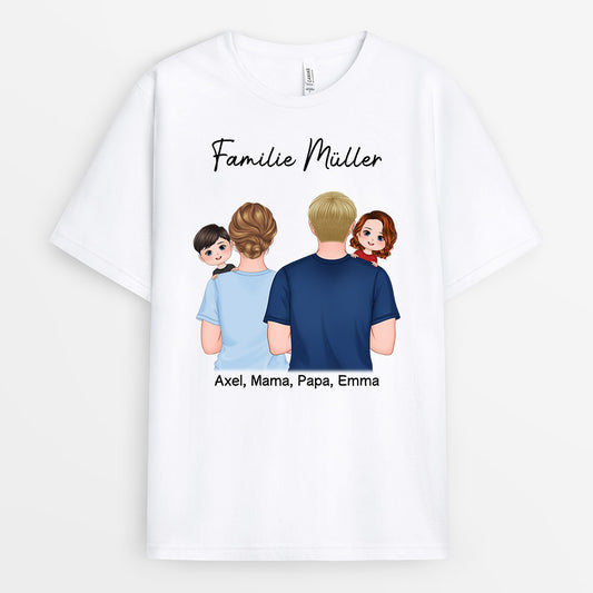 0946AGE1 Personalisierte Geschenke T Shirt Kinder Enkelkinder Papa Mama Opa Oma