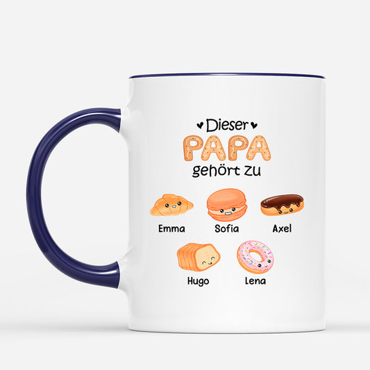 0992MGE2 Personalisierte Geschenke T Shirt Kinder Enkelkinder Papa Opa