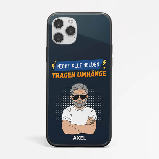 1190FGE1 Personalisierte Geschenke Handyhulle Held Papa
