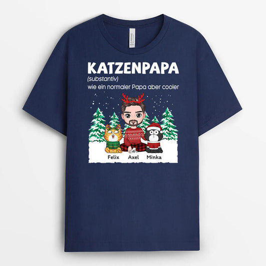 1450AGE1 personalisiertes katzenpapa mit tannenbaum t shirt_06336004 a4bb 4082 9e34 95fa7aa023d0