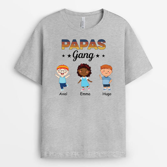 1606AGE1 personalisiertes opas bande t shirt