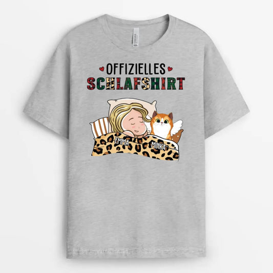 1626AGE2 personalisiertes fur immer in meinem herzen mit katzen t shirt