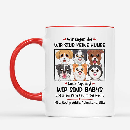 1926GE2 personalisierte wir sagen dir wir sind keine hunde