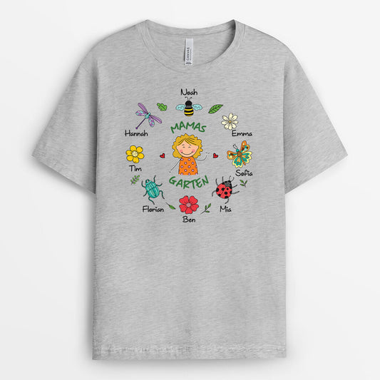 1959AGE2 personalisiertes omas mamas garten t shirt
