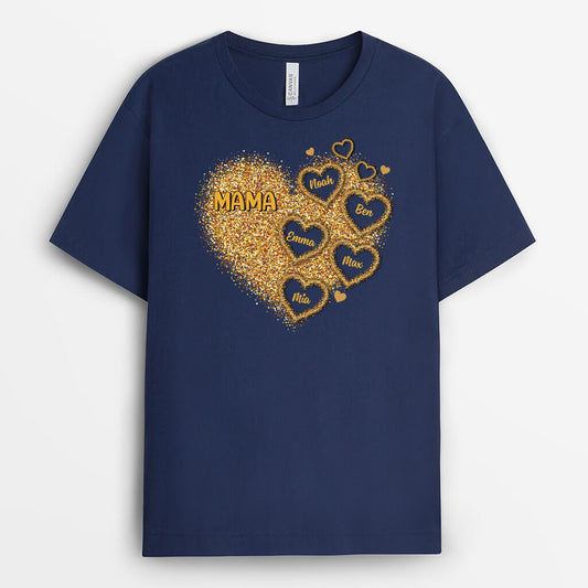 2007AGE2 personalisiertes oma herz liebe t shirt