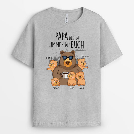 2020AGE1 personalisiertes papa bleibt immer bei dir t shirt_2