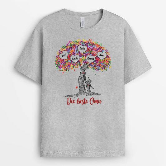 2025AGE2 personalisiertes die beste mama oma t shirt