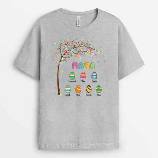 2035AGE2 personalisiertes ostern oma t shirt