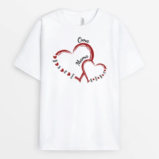 2108AGE1 personalisiertes herz t shirt