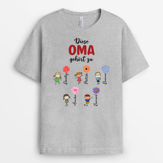 2198AGE2 personalisiertes diese oma mama gehort zu t shirt 2198a6c7a