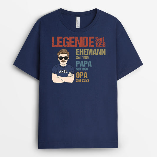 2260AGE2 personalisiertes opa vintage t shirt 2260a688b