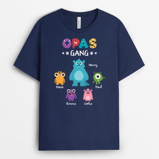 2387AGE2 personalisiertes papas opas bande t shirt 2387a3e8b