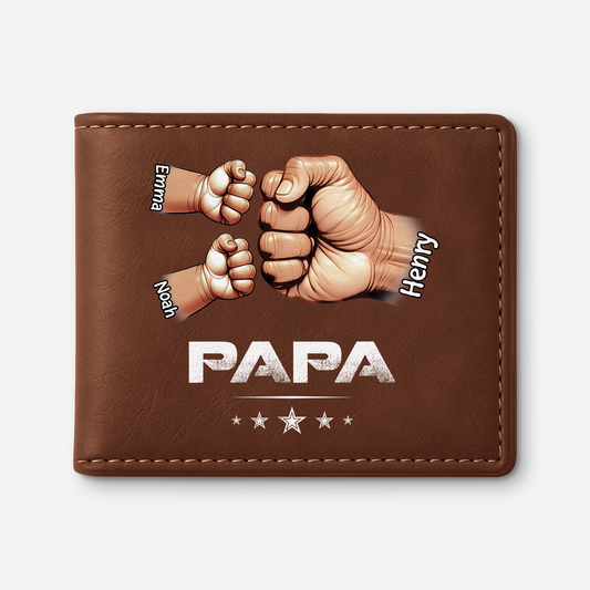 2407JGE1 papa mit fausten geldborse herren personalisiert_ 2407J5H5B