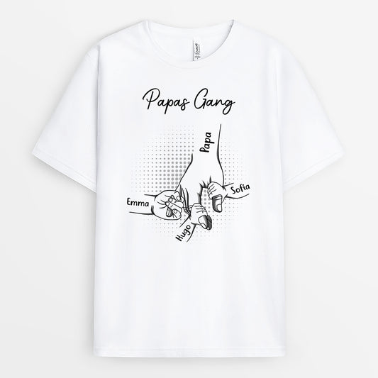 2428AGE1 personalisiertes papas bande t shirt 2428a6c8b