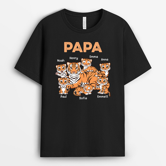 2436AGE1 personalisiertes papa tiger t shirt 2436a9g8b