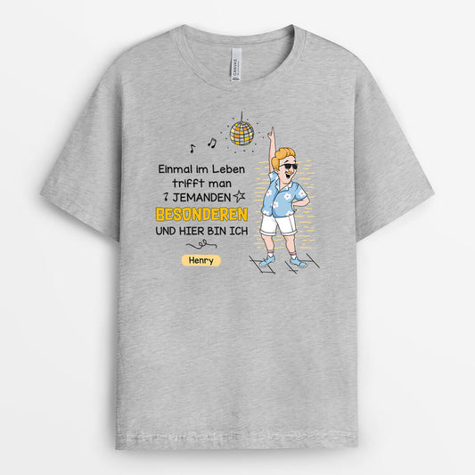 2660AGE1 einmal im leben lustiges t shirt fur manner personalisiert