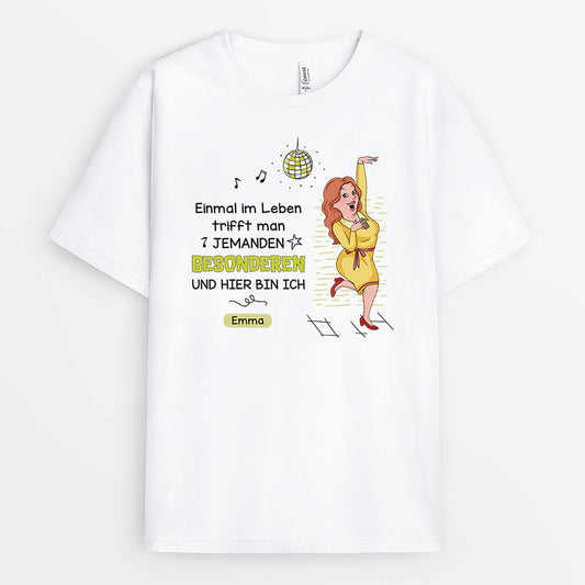2660AGE2 einmal im leben lustiges t shirt fur manner personalisiert