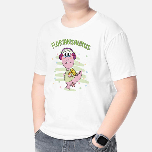 2676AGE2 name _ saurus personalisiertes t shirt fur kinder