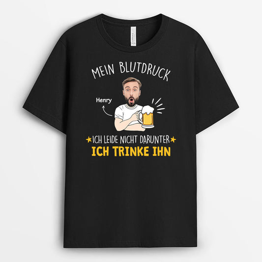 2684AGE2 mein blutdruck personalisiertes t shirt mit gesicht fur manner