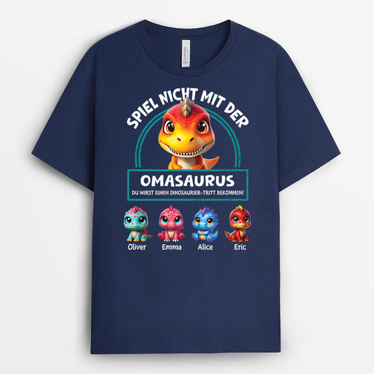 2725AGE2 mamasaurus personalisiertes t shirt fur mamas