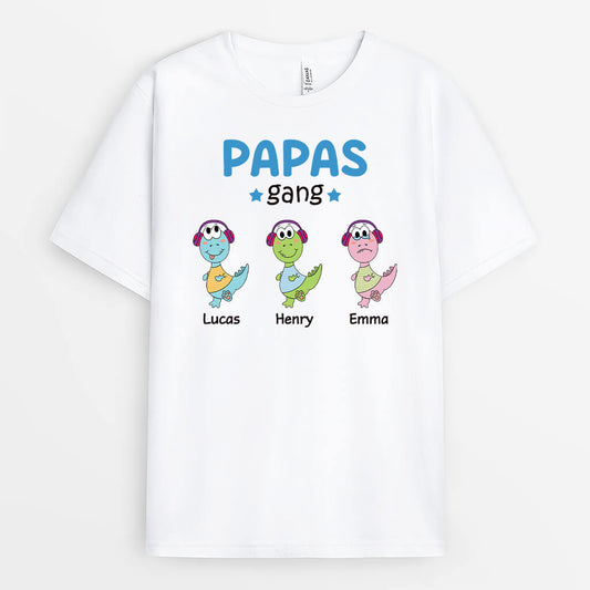 2736GE1 papas opas bande mit dinosaurier personalisiertes t shirt fur manner_75f4c368 054f 432f a5ef 811b518a5f5d