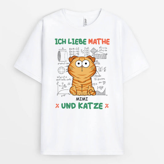 2746AGE1 ich liebe mathe und katzen personalisiertes t shirt fur katzenliebhaber