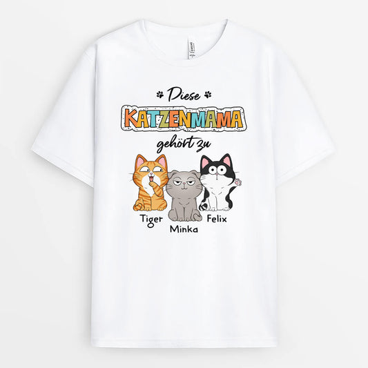 2755AGE1 diese katzenmama dieser katzenpapa gehort zu personalisiertes t shirt fur katzenliebhaber