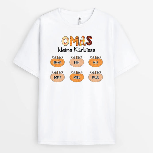 2772AGE1 omas mamas kleine kurbisse personalisiertes t shirt mit herbstmotiven fur frauen