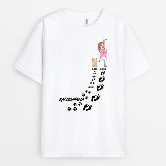 2784AGE2 katzenpapa katzenmama personalisiertes t shirt fur katzenbeliebhaber