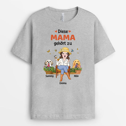 2804AGE2 diese mama oma gehort zu personalisiertes t shirt fur damen