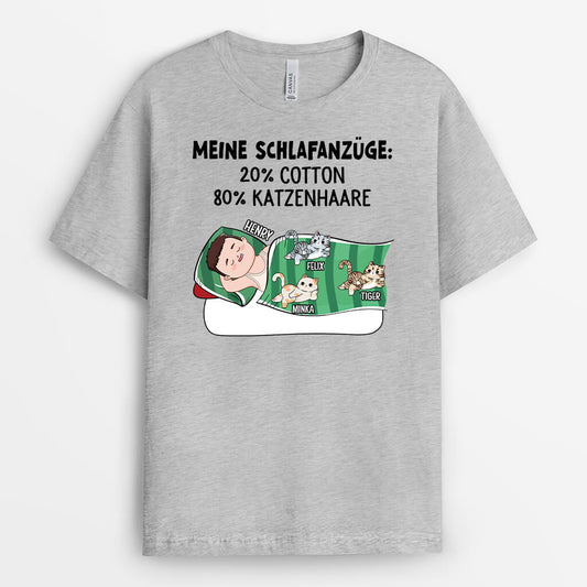 2866AGE2 meine schlaf anzuge 20_ cotton 80_ katzenhaare personalisiertes t shirt fur katzenliebhaber
