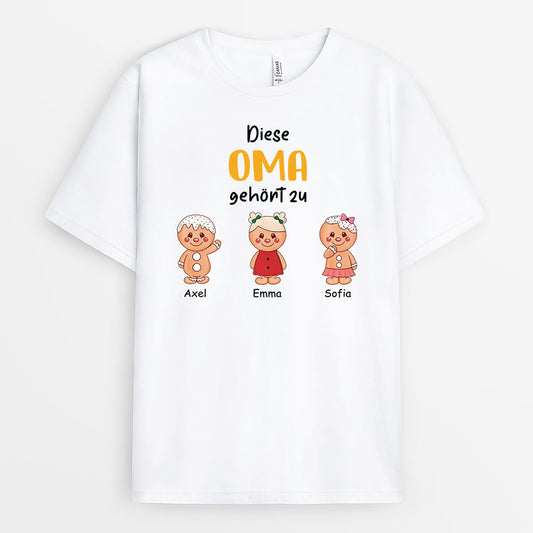 2977AGE1 dieser opa gehort zu lebkuchenmann personalisiertes t shirt fur opas zu weihnachten
