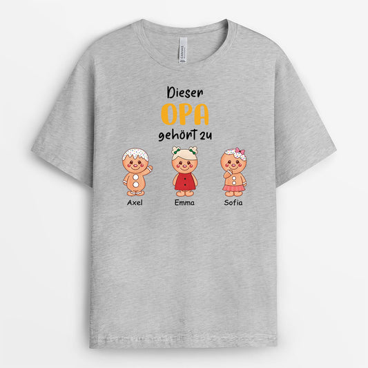 2977AGE2 diese oma gehort zu lebkuchenmann personalisiertes t shirt fur omas zu weihnachten