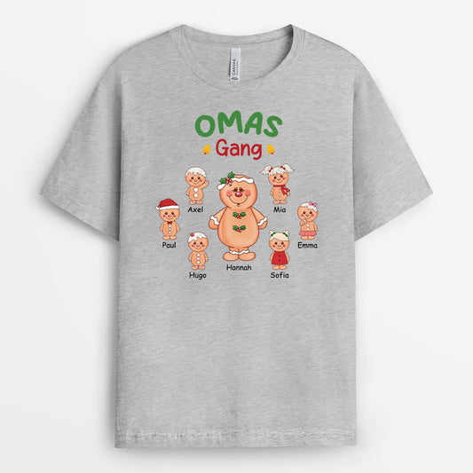 2980AGE2 opas papas bande lebkuchenmann personalisiertes t shirt fur manner zu weihnachten