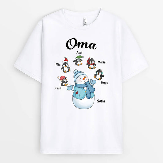 3039AGE1 opas papa schneemann personalisiertes t shirt fur manner zu weihnachten