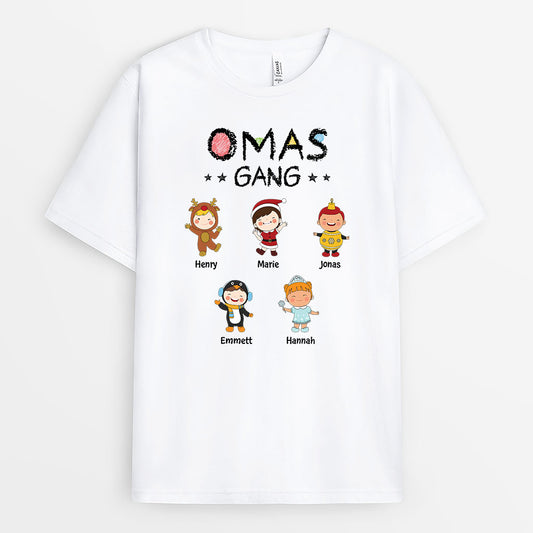 3059AGE1 omas mamas bande personalisiertes t shirt fur damen zu weihnachten