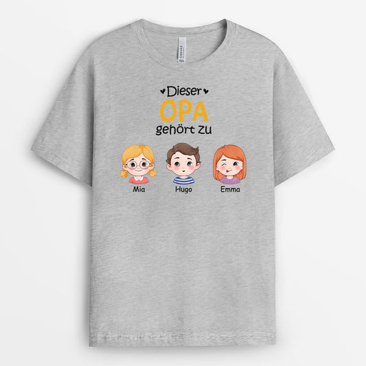 3075AGE2 dieser opa gehort zu personalisiertes t shirt fur opas
