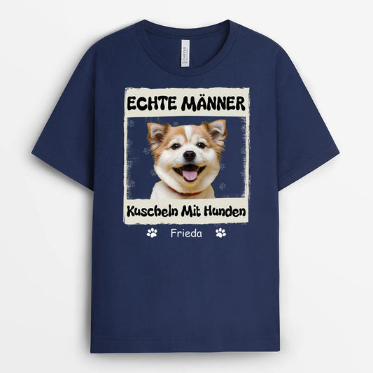 3122AGE2 echte manner kuscheln mit katzen personalisiertes t shirt mit foto fur katzenliebhaber