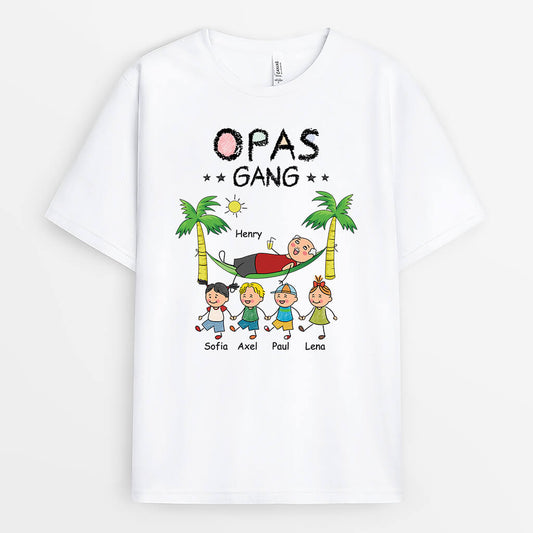 3140AGE1 opas bande personalisiertes t shirt fur opas