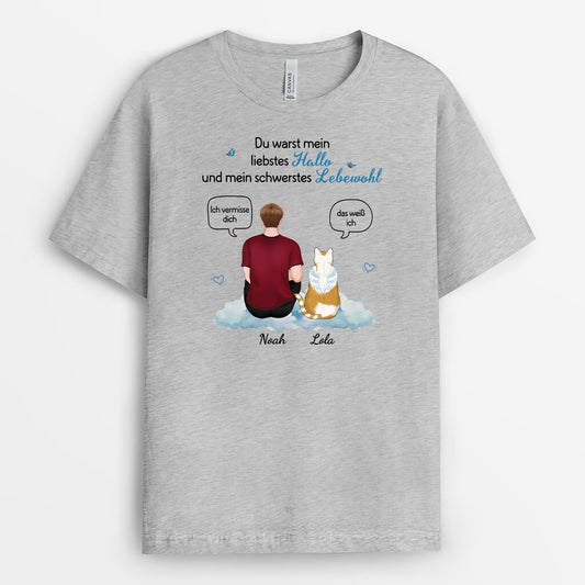 3172AGE2 du warst mein liebstes hallo und mein schwerstes lebewohl personalisiertes t shirt fur katzenliebhaber