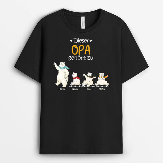 3176AGE2 diese oma mama gehort zu bar personalisiertes t shirt fur damen