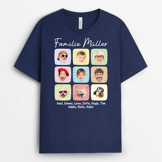 3179AGE2 die familie personalisiertes t shirt fur die familie