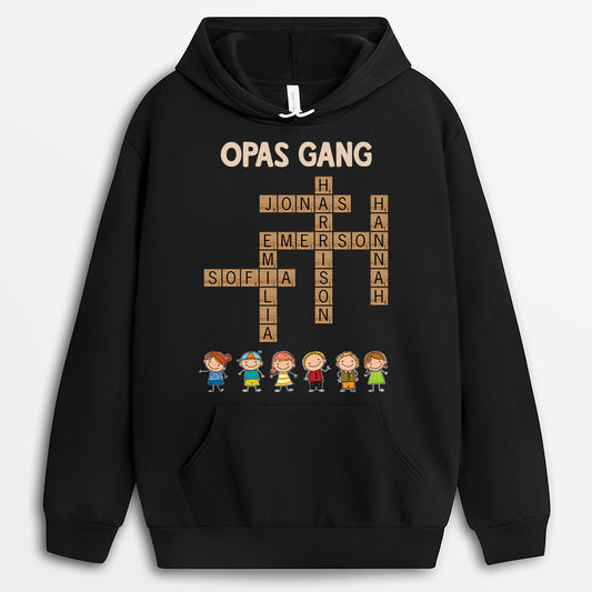 3186AGE1 opas papas bande mit dem kreuzwortratsel personalisiertes t shirt fur manner 3186a3i7b