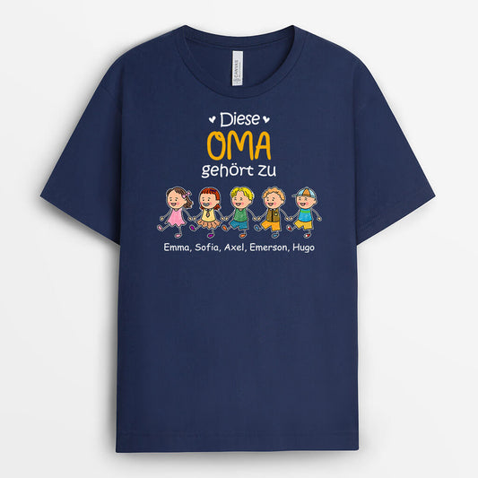 3190AGE2 dieser opa papa gehort zu hand in hand personalisiertes t shirt fur manner