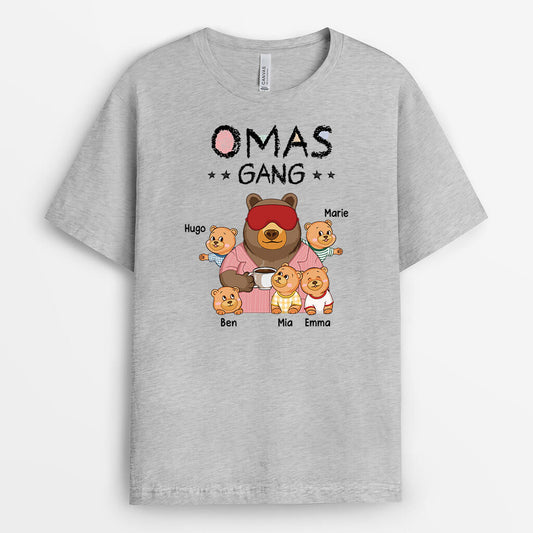 3263AGE1 omas mamas bande bar wachsmalstift personalisiertes t shirt fur damen
