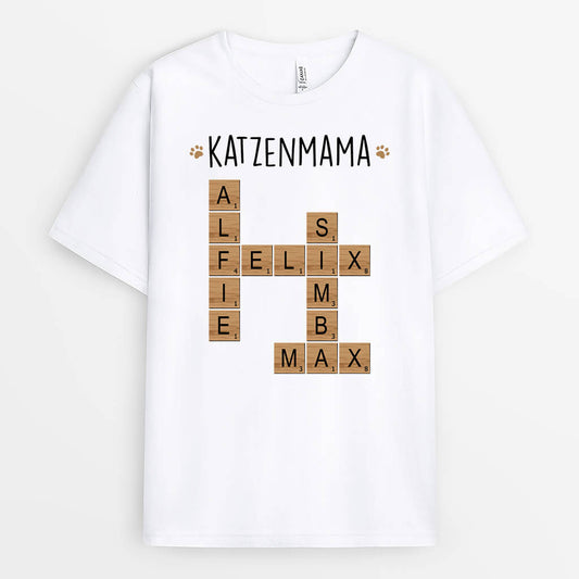 3266AGE1 katzenmama katzenpapa kreuzwortratsel personalisiertes t shirt fur katzenliebhaber